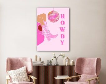 Disco Wall Art – Etsy With Disco Girl Wall Art (View 13 of 15)