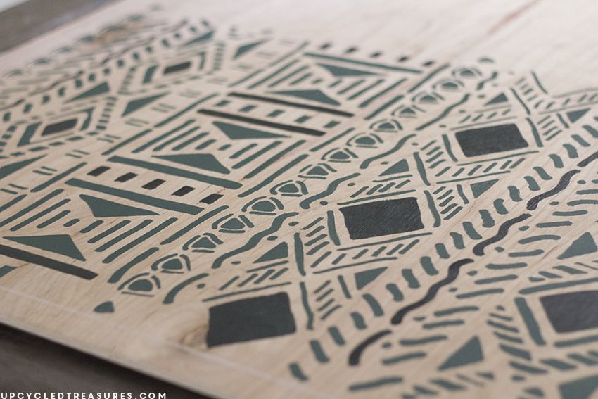 Diy Tribal Wall Art | Mountainmodernlife Intended For Tribal Pattern Wall Art (View 9 of 15)