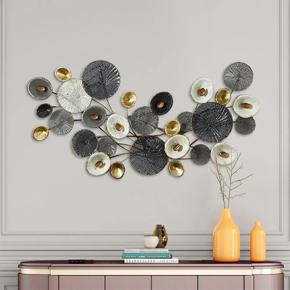 Elegant 3D Metal Wall Decor Creative Plants Home Hanging Art Homary Within Elegant Wall Art (View 10 of 15)