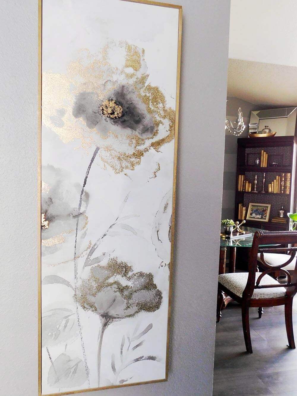 Elegant Golden Living Room Wall Decor — Homebnc Intended For Elegant Wall Art (View 9 of 15)
