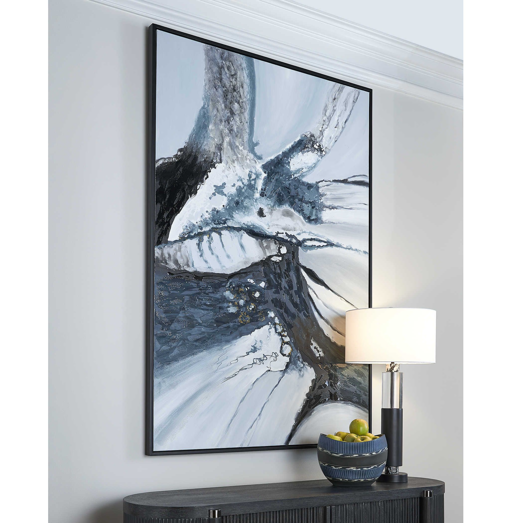 Go With The Flow Hand Painted Canvas | Uttermost With Regard To Abstract Flow Wall Art (View 11 of 15)