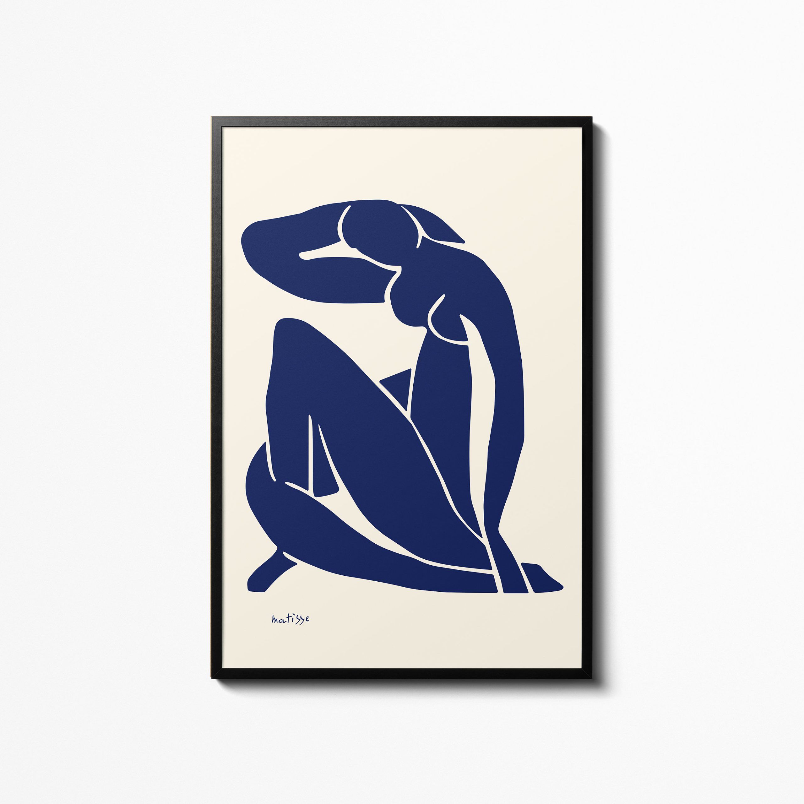 Henri Matisse Blue Nude Poster Wall Art Home Decor Vintage – Etsy With Regard To Blue Nude Wall Art (View 9 of 15)