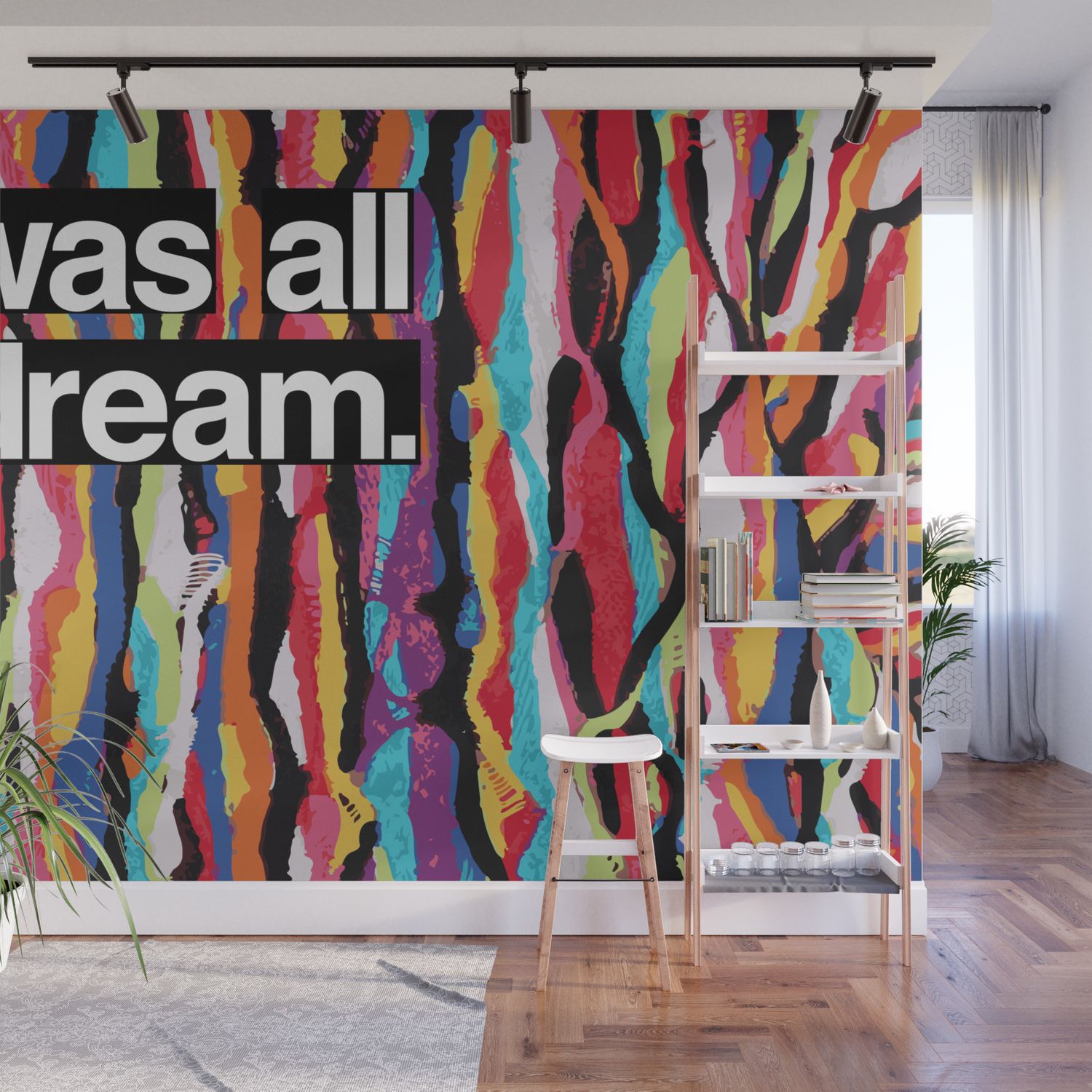It Was All A Dream" Biggie Small Inspired Hip Hop Design Wall Muralandy  Hendren | Society6 Inside Hip Hop Design Wall Art (View 10 of 15)