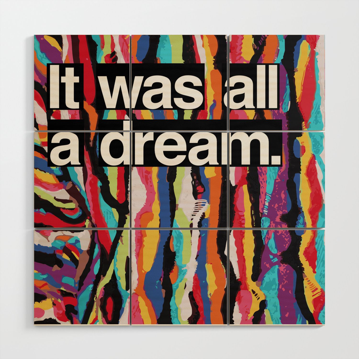 It Was All A Dream" Biggie Small Inspired Hip Hop Design Wood Wall Art Andy Hendren | Society6 For Hip Hop Design Wall Art (View 14 of 15)