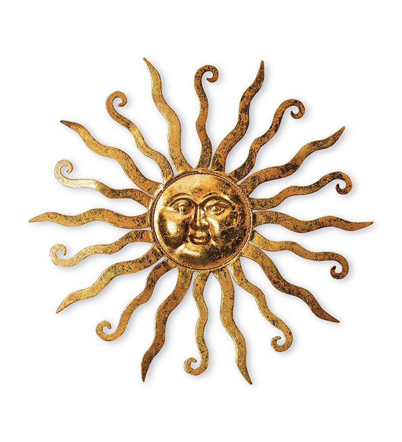 Let The Sunshine In | Gold Metal Wall Art, Metal Sun Wall Art, Sun Art In The Sun Wall Art (View 6 of 15)