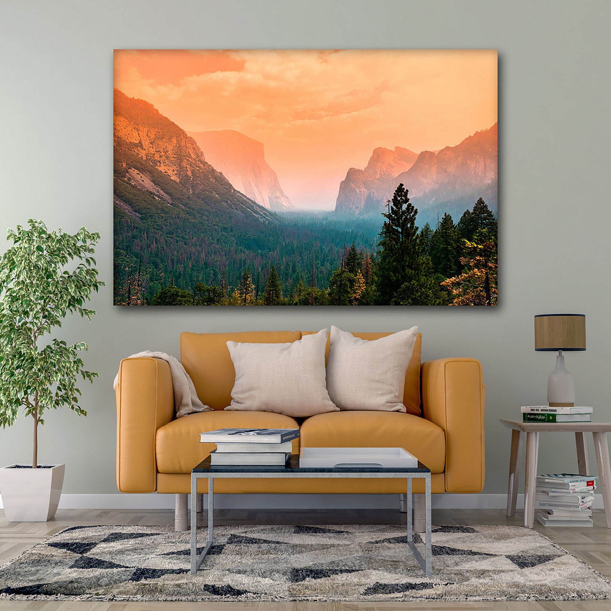 Loon Peak® Summer In Yosemite Wall Art – Unframed Print | Wayfair Within Summers Wood Wall Art (View 12 of 15)