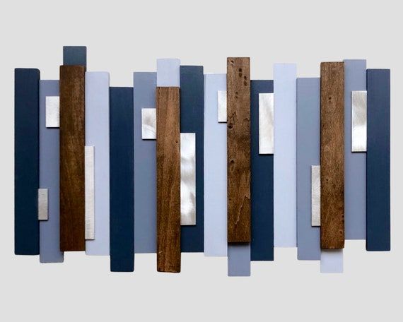 Modern Wooden Art Wooden Wall Art Abstract Wood Art Rustic – Etsy France With Regard To Abstract Modern Wood Wall Art (View 2 of 15)