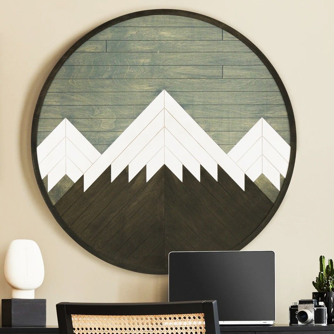 Mountains Wooden Wall Art – The Perfect Touch For Your Wall Piece – Cewa009  – Wall Art – Cievege Inside Perfect Touch Wall Art (View 5 of 15)