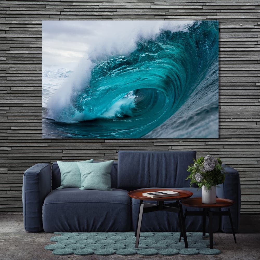 Ocean Waves Canvas Prints Art, Big Wave Wall Decor And Home Accents – Arts  Decor Pertaining To Waves Wall Art (View 3 of 15)