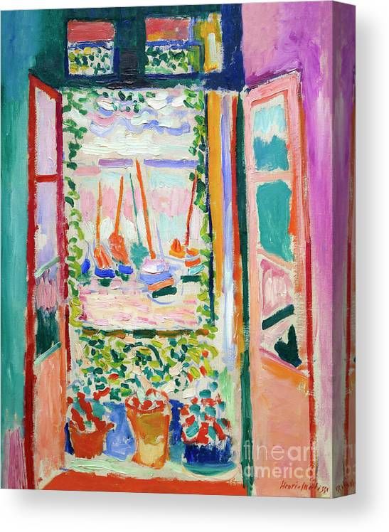 Open Window, Collioure, 1905 Canvas Print / Canvas Arthenri Matisse –  Fine Art America With The Open Window Wall Art (View 10 of 15)