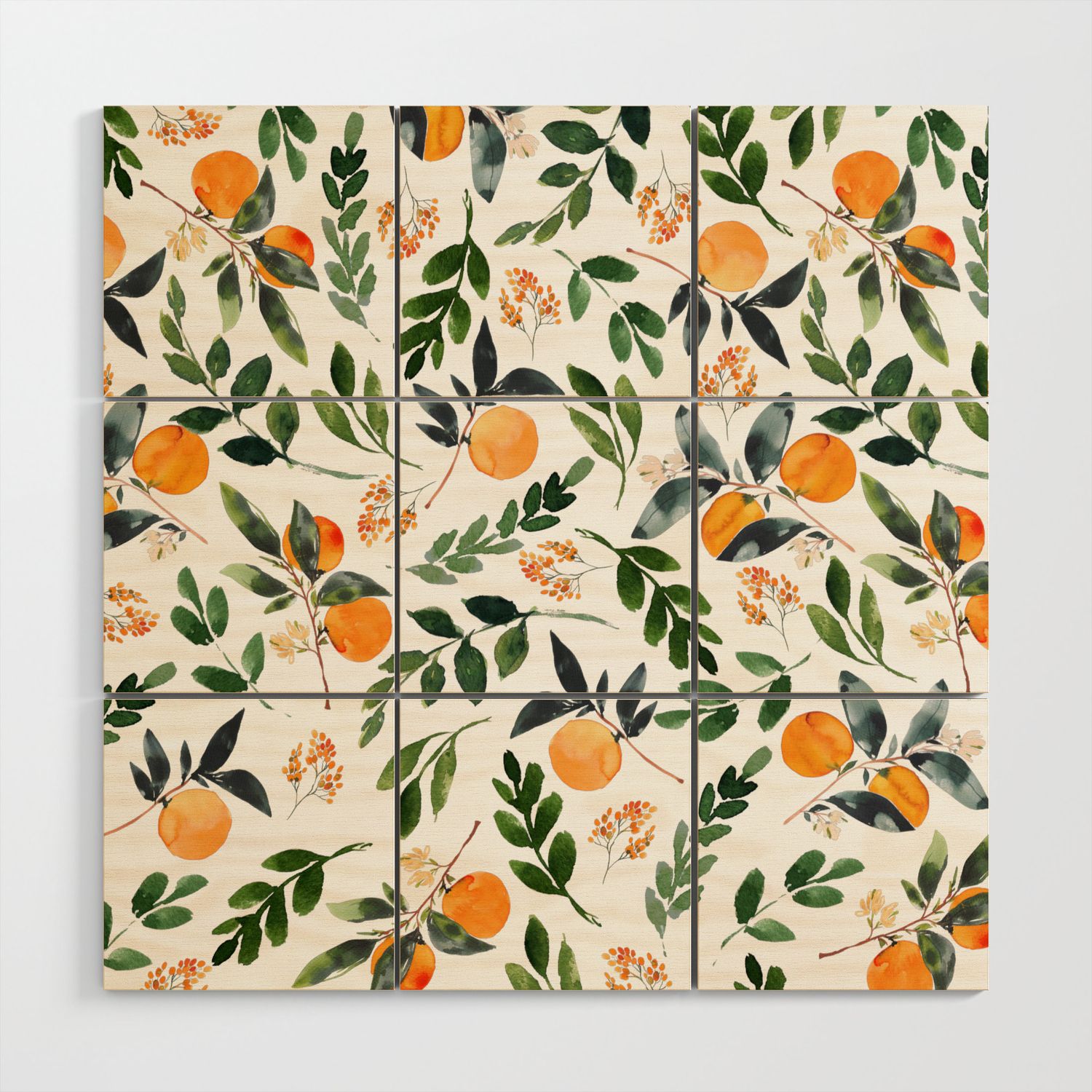 Orange Grove Wood Wall Artlizzy Powers Design | Society6 Intended For Orange Grove Wall Art (View 8 of 15)