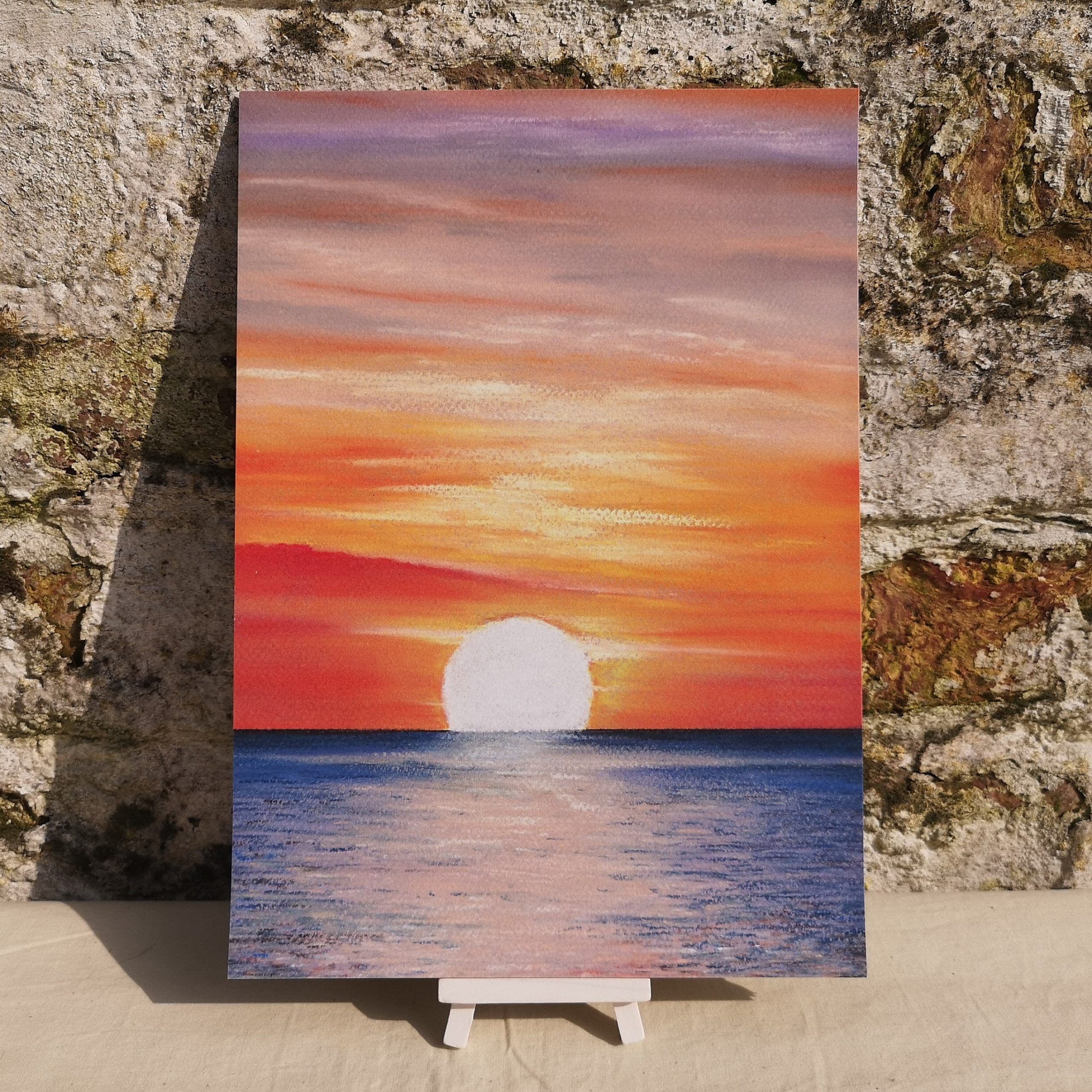 Pastel Sunset Art – Etsy With Regard To Pastel Sunset Wall Art (View 14 of 15)