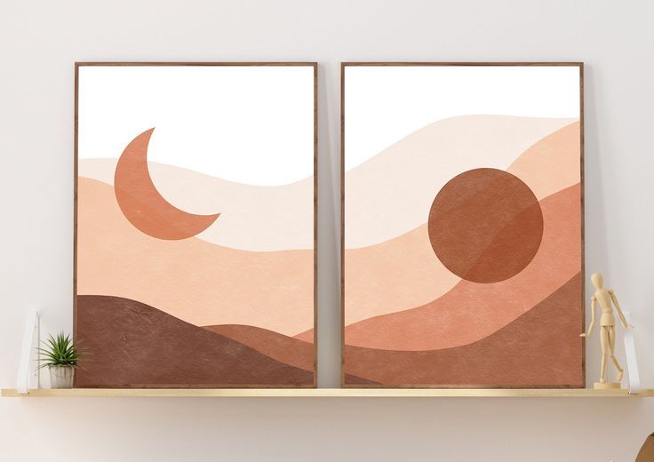 Pin On Art Digital Prints Throughout Abstract Terracotta Landscape Wall Art (View 12 of 15)