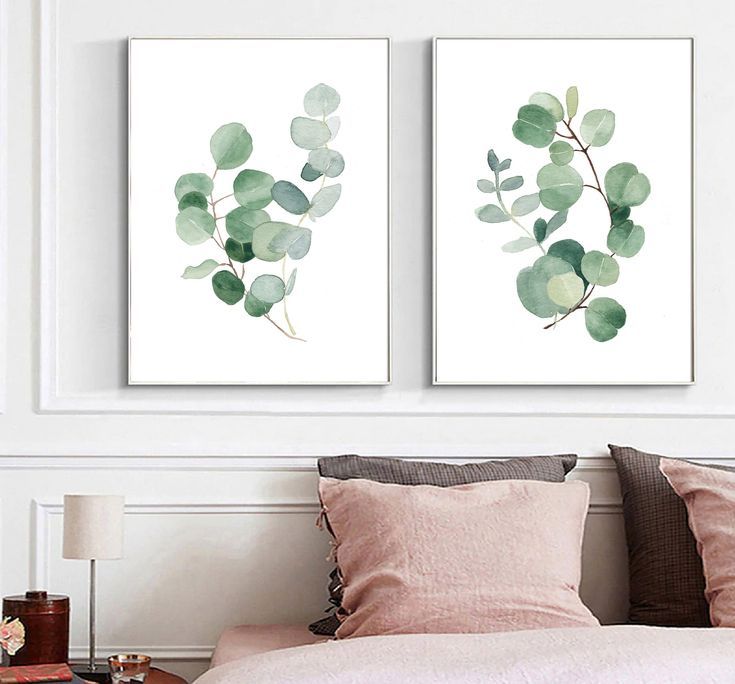 Pin On Home Decor Within Eucalyptus Leaves Wall Art (View 14 of 15)