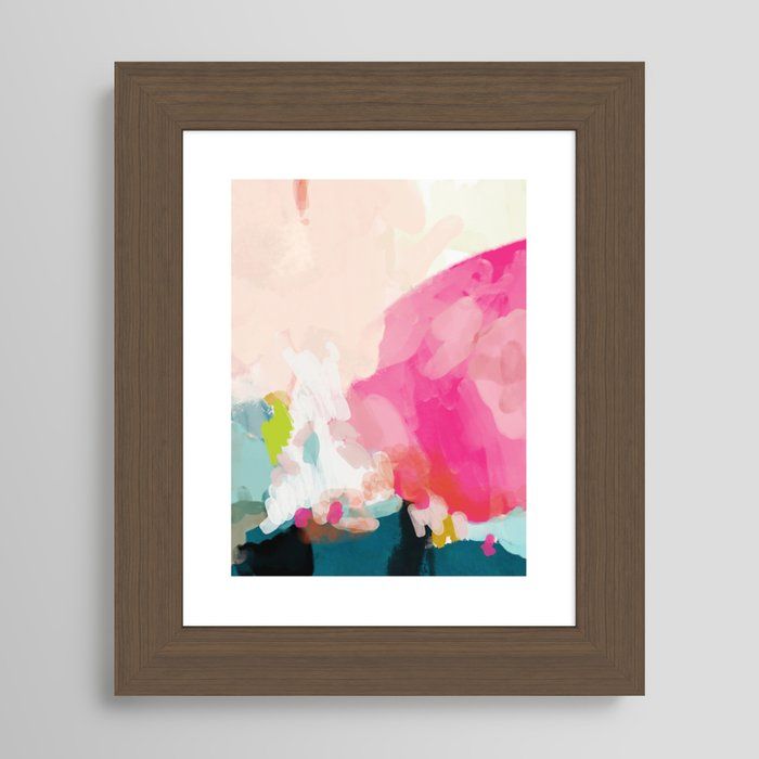 Pink Sky Framed Art Printlalunetricotee Art Paintings | Society6 In Pink Sky Wall Art (View 11 of 15)