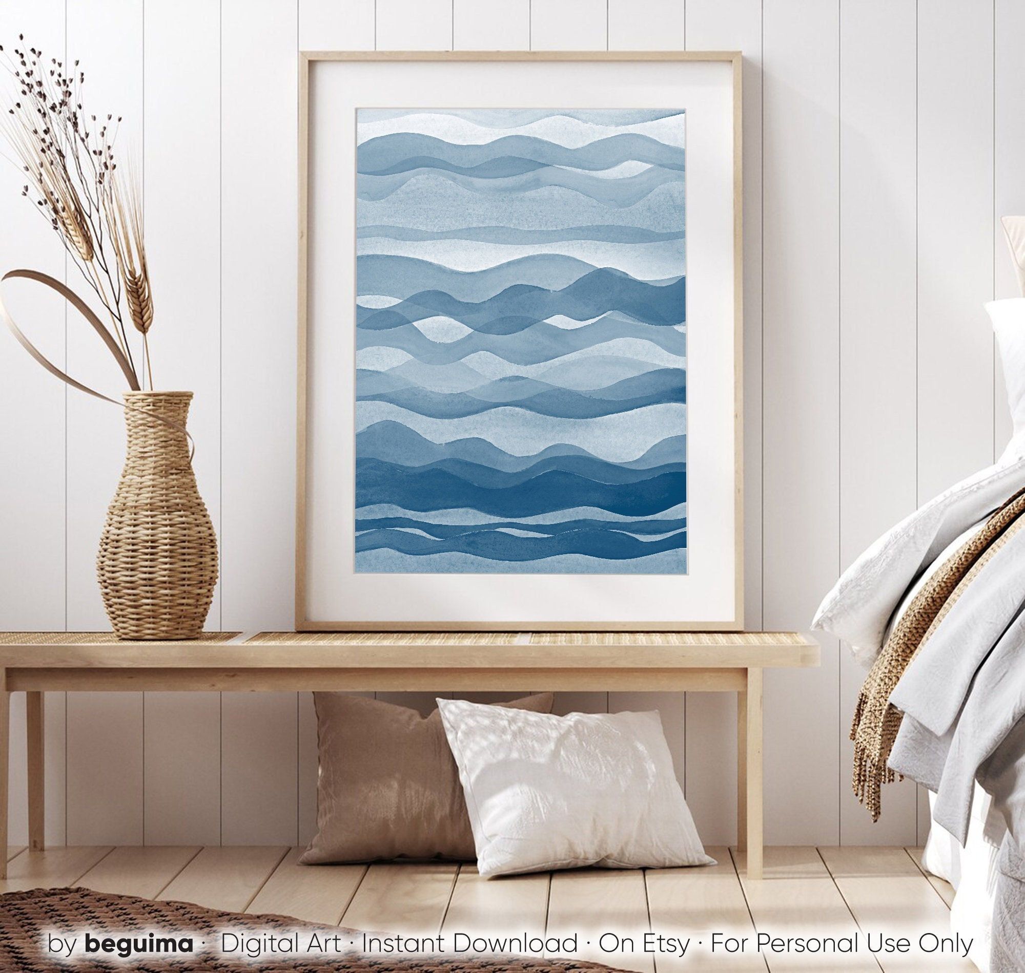 Sea Waves Wall Art – Etsy Regarding Waves Wall Art (View 9 of 15)