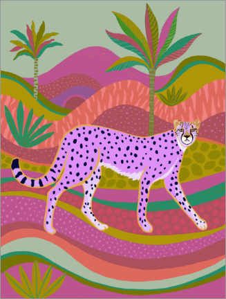 Shop Cheetah Canvas Prints | Posterlounge.co (View 15 of 15)