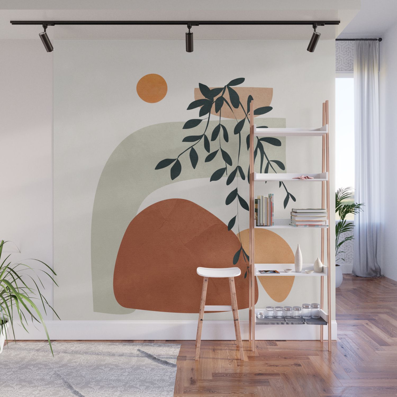 Soft Shapes I Wall Muralcity Art | Society6 With Soft Shapes Wall Art (View 7 of 15)
