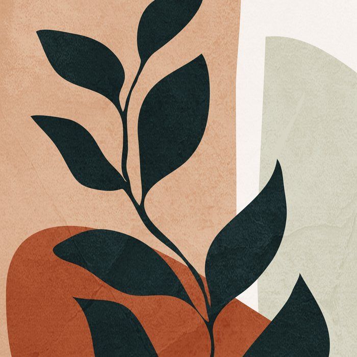 Soft Shapes Ii King Size Pillow Shamcity Art – Standard Set Of 2 | Pop  Art Illustration, Plant Art Print, Art Wallpaper Within Soft Shapes Wall Art (View 10 of 15)