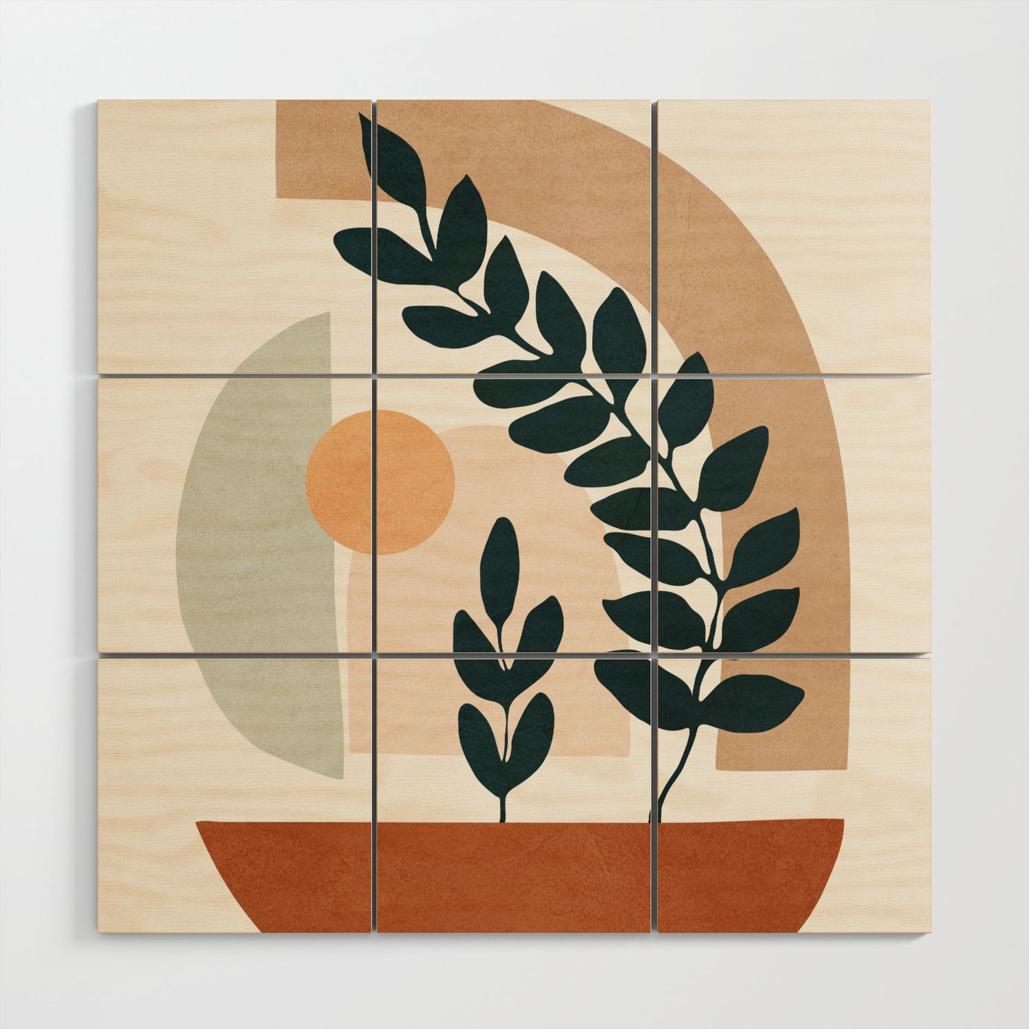 Soft Shapes Iii Wood Wall Artcity Art | Society6 Throughout Soft Shapes Wall Art (View 13 of 15)