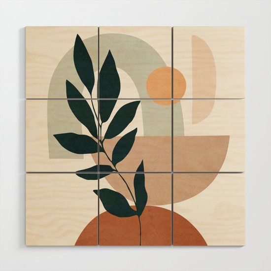 Soft Shapes Iv Wood Wall Artcity Art | Society6 With Regard To Soft Shapes Wall Art (View 11 of 15)