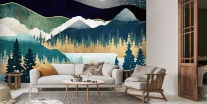 Star Lake Wallpaper | Wallsauce Us Intended For Star Lake Wall Art (View 5 of 15)