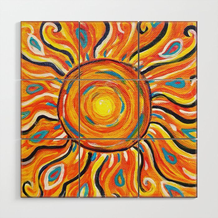 Summer Sun Wood Wall Artgretzky | Society6 Throughout Summers Wood Wall Art (View 11 of 15)