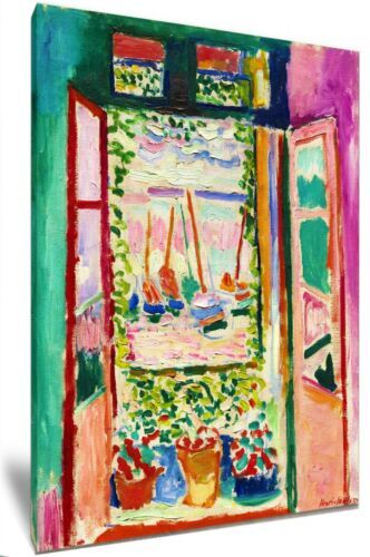 The Open Windowhenri Matisse Hd Framed Canvas Wall Art Picture Print |  Ebay Regarding The Open Window Wall Art (View 3 of 15)