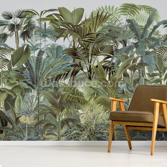 Tropical Landscape 2 Wallpaper | Wallsauce Uk With Tropical Landscape Wall Art (View 10 of 15)