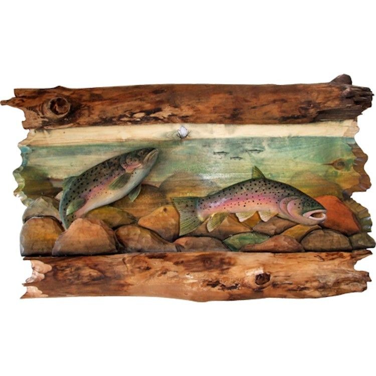 Trout Creek Wood Wall Art With Regard To Underwater Wood Wall Art (View 3 of 15)