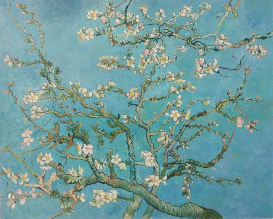 Van Gogh Best Painting: Blossoming Almond Tree | Van Gogh Studio Pertaining To Almond Blossoms Wall Art (View 3 of 15)