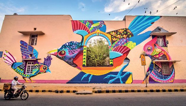 Wall Art In Cities: How City Walls Are Becoming The Artist'S Canvas – The  Economic Times In Town Wall Art (View 4 of 15)