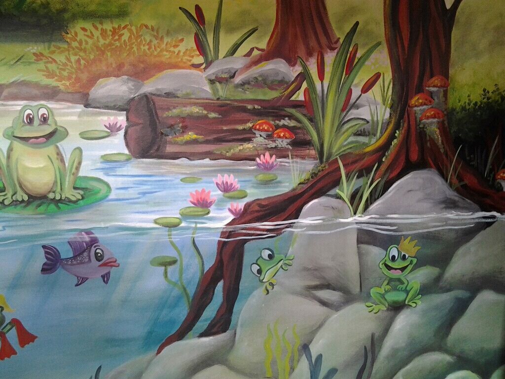 Wall Murals Nursery School Classroom Frog – Wall Mural In Frog Wall Art (View 14 of 15)