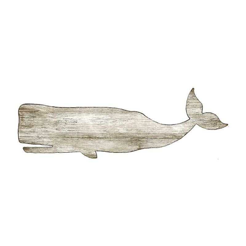 Whale Silhouette Wall Art  White – Beach Décor Shop Within Whale Wall Art (View 5 of 15)