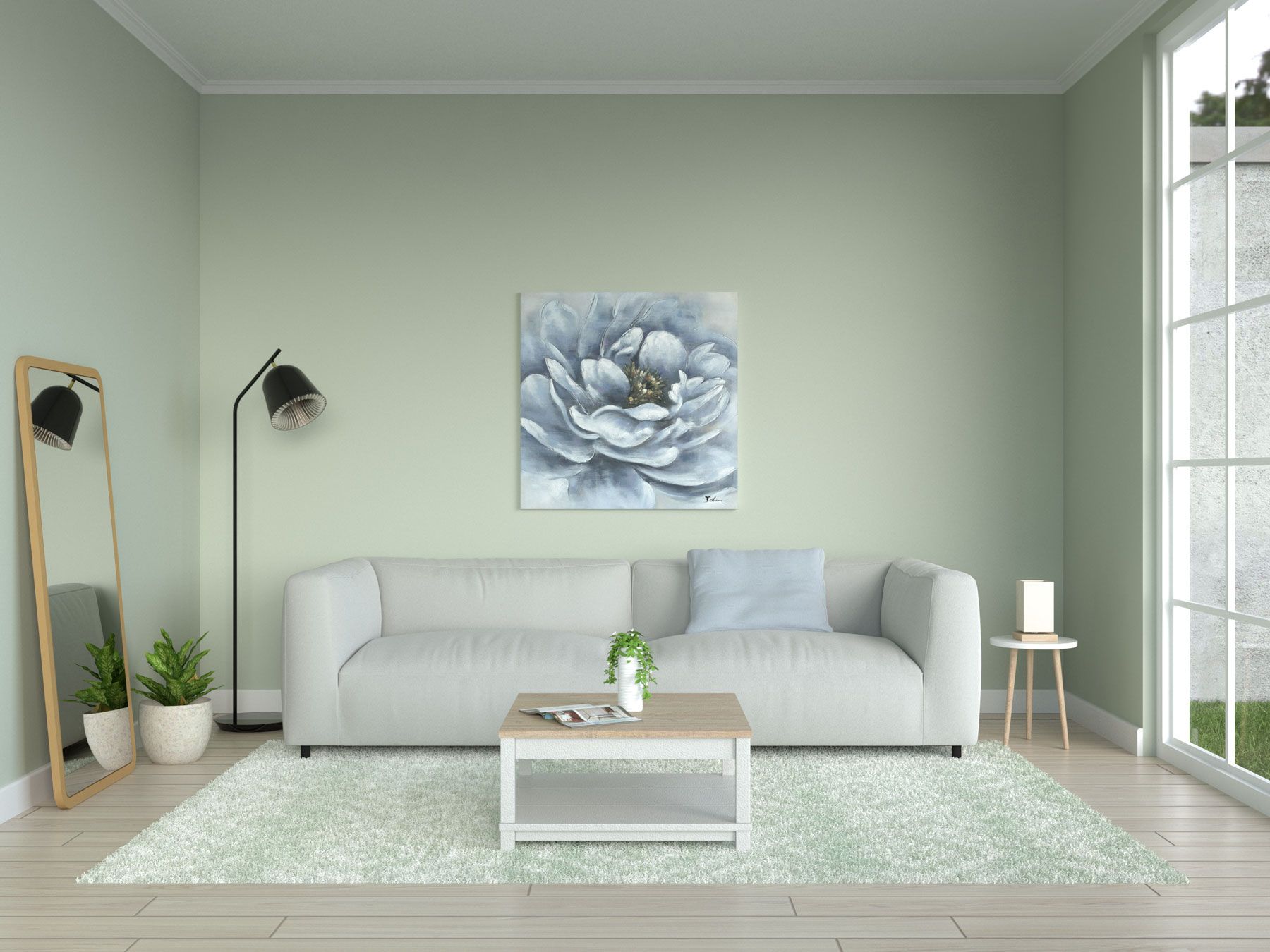 What Color Compliment Sage Green Wall? – Roomdsign With Light Sage Wall Art (View 8 of 15)
