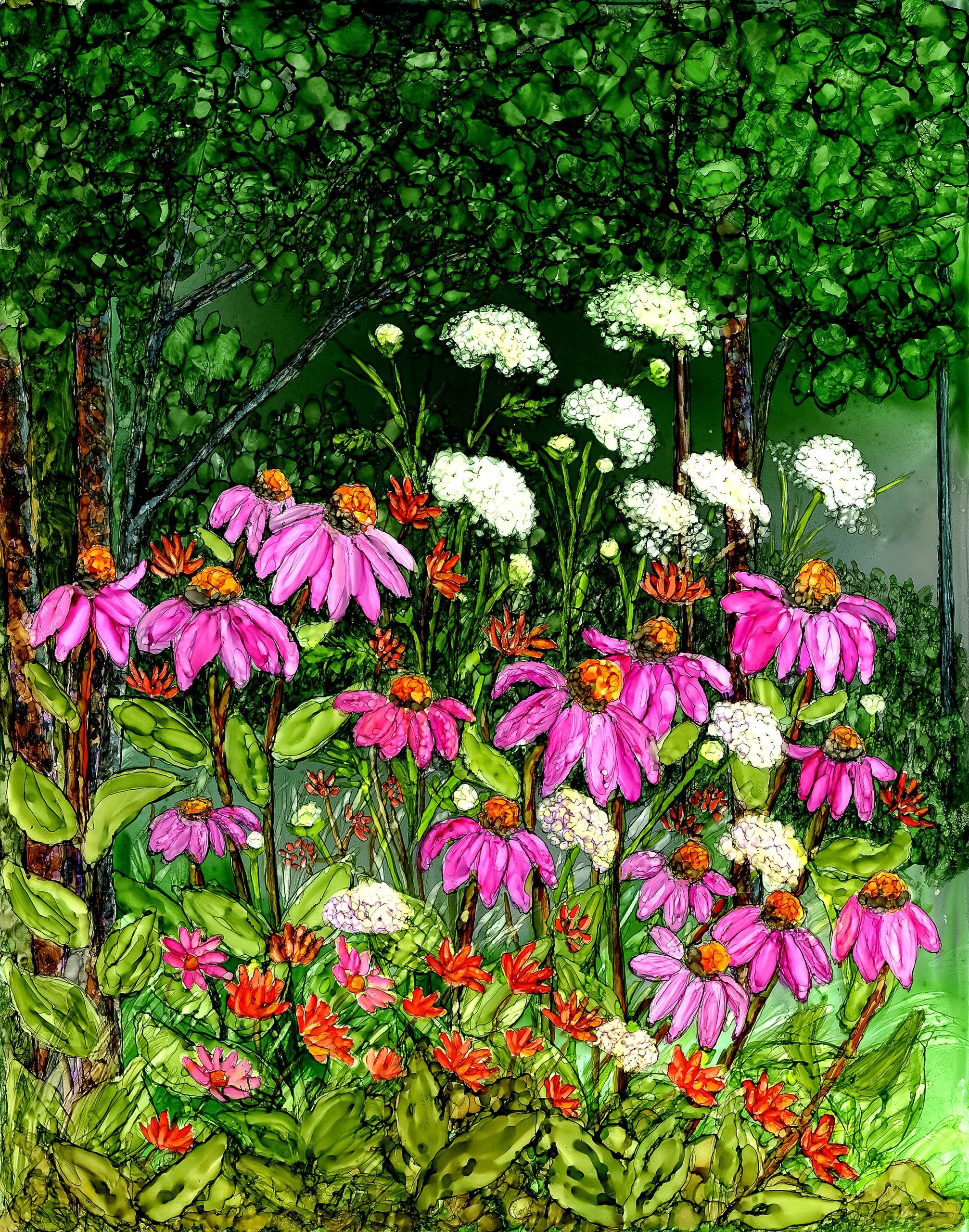 Wildflower Garden Wall Art – Korinne Carpino Art Throughout Flower Garden Wall Art (View 11 of 15)
