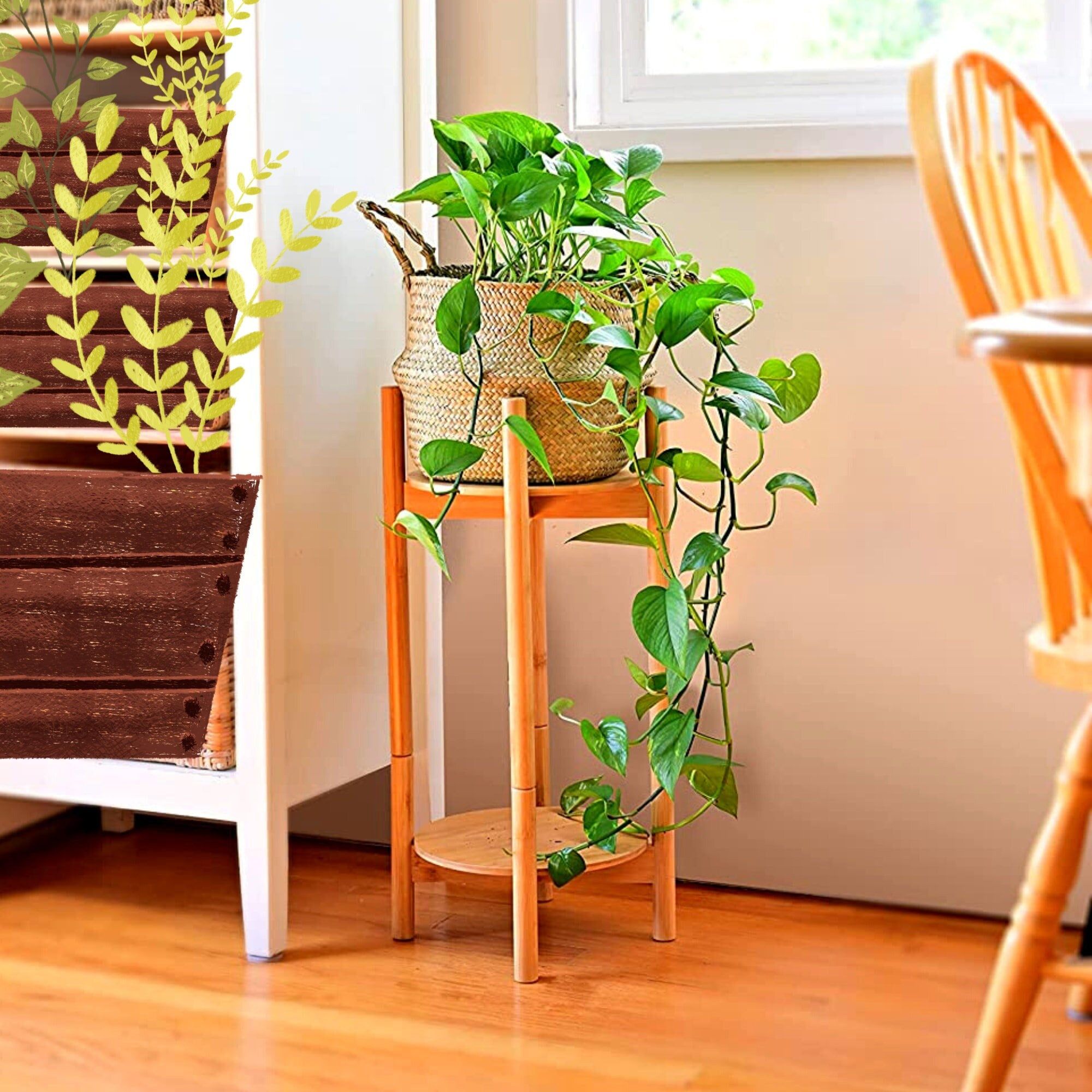 24 Inch Plant Stand – Etsy Regarding 24 Inch Plant Stands (View 12 of 15)