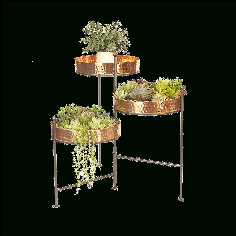 3 Tier Copper Plant Stand | Chepstow Garden Centre For Copper Plant Stands (View 13 of 15)
