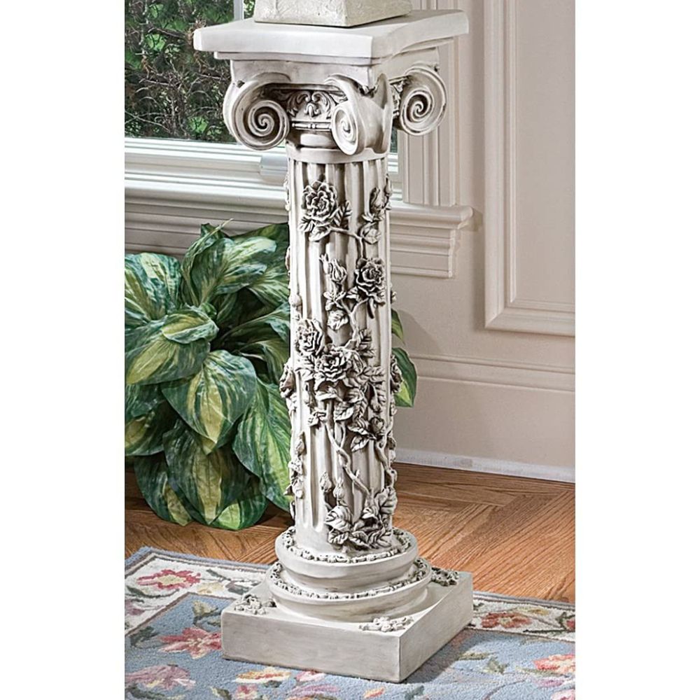 34 Inch Tall Decorative Pedestal Statue Sculpture Plant Stand Victorian  Style | Ebay With Regard To 34 Inch Plant Stands (View 3 of 15)