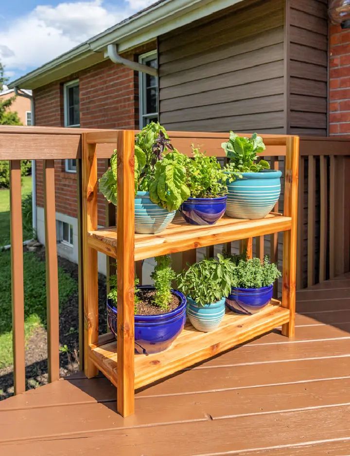 40 Free Diy Plant Stand Plans (Cheap And Easy To Build) Pertaining To Outdoor Plant Stands (View 10 of 15)