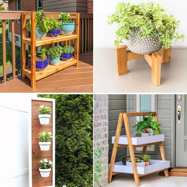 40 Free Diy Plant Stand Plans (Cheap And Easy To Build) Regarding Hexagon Plant Stands (View 9 of 15)