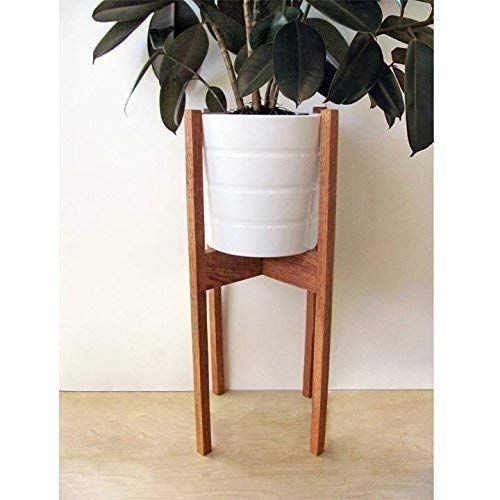 Amazon: 24 Inch Tall Oak Mid Century Modern Plant Stand: Handmade | Mid  Century Modern Plant Stand, Modern Plant Stand, Mid Century Modern Plants For 24 Inch Plant Stands (View 10 of 15)