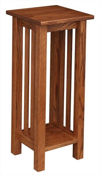 Amish Mission Plant Solid Hardwood Stand 24 Inches High X 12 In  Width Delivery Pertaining To 24 Inch Plant Stands (View 14 of 15)