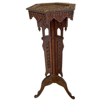 Antique Edwardian Carved Plant Stand For Sale At Pamono In Carved Plant Stands (View 10 of 15)