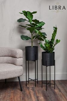 Black Planters | Black Plant Pots | Next Uk Intended For Black Plant Stands (View 3 of 15)