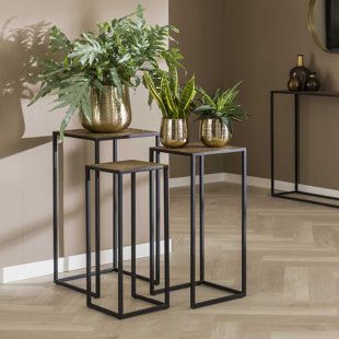 Bronze Plant Stands & Telephone Tables You'Ll Love | Wayfair.co (View 4 of 15)
