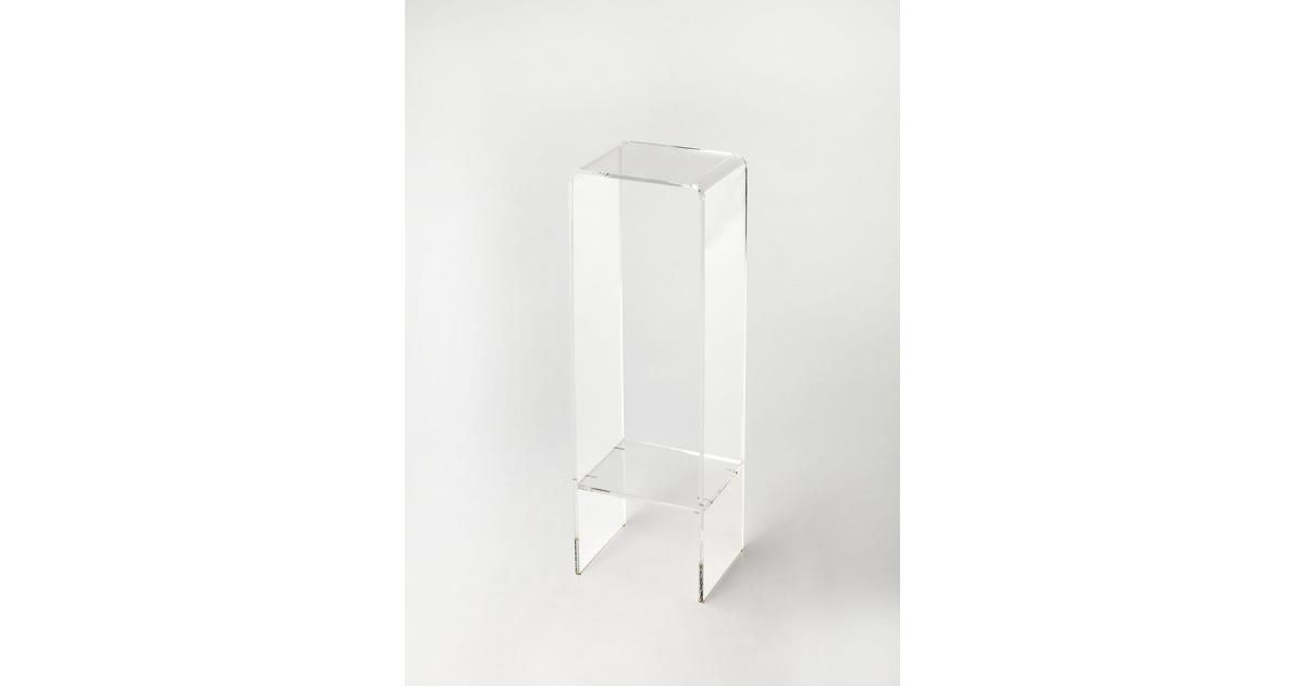 Butler Crystal Clear Collection 3612335 Acrylic Plant Stand • Price » Pertaining To Crystal Clear Plant Stands (View 2 of 15)