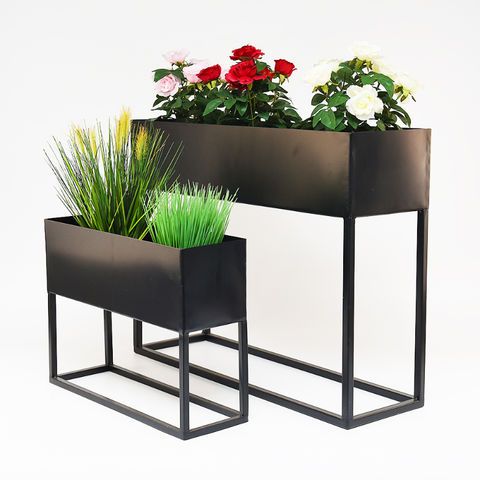 Buy Wholesale China Plant Stands Rectangular Metal Large Standing Flower  Stand Garden Floor Plant Display Stand & Plant Racks At Usd  (View 10 of 15)