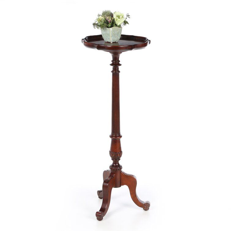 Darby Home Co Skelly Round Pedestal Plant Stand & Reviews | Wayfair Regarding Cherry Pedestal Plant Stands (View 6 of 15)