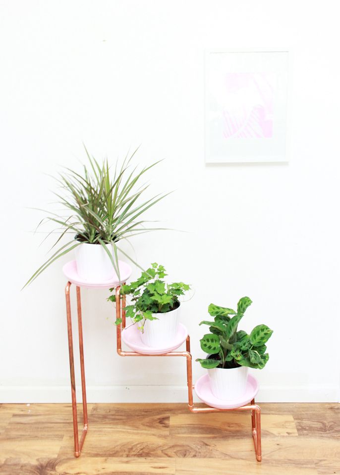 Diy 3 Tiered Copper Planter – A Bubbly Life Within Copper Plant Stands (View 5 of 15)